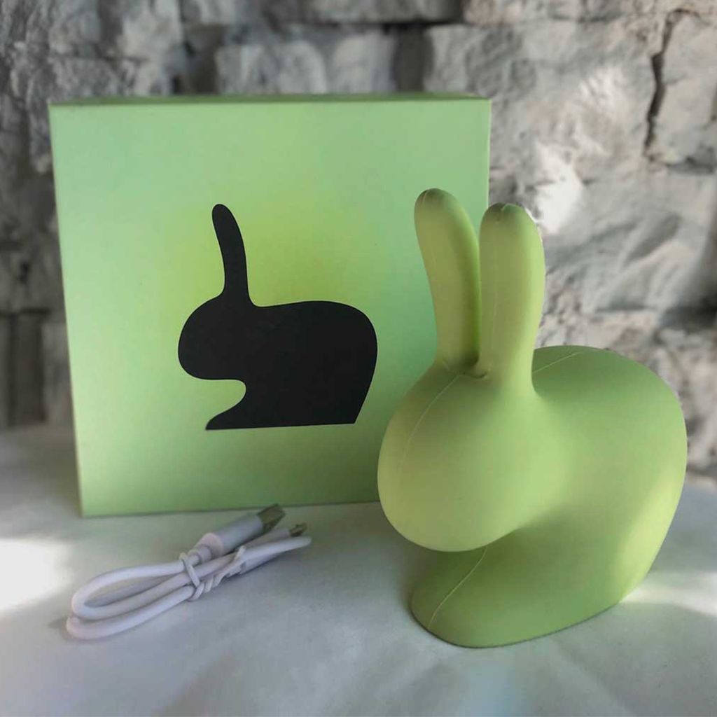 QEEBOO Rabbit Mini Portable ładowarka, szary