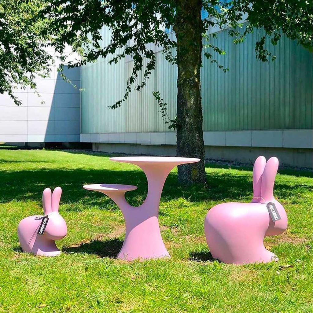 QEEBOO Rabbit Tree Taber autorstwa Stefano Giovannoni, Pink