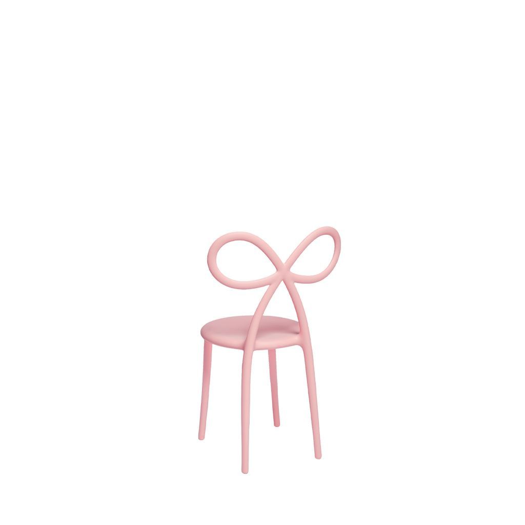 QEEBOO Wstążka krzesło Baby autorstwa Nika Zupanc zestaw 2, różowy