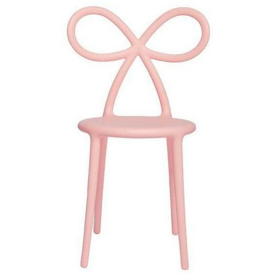 QEEBOO Wstążka krzesło Baby autorstwa Nika Zupanc zestaw 2, różowy
