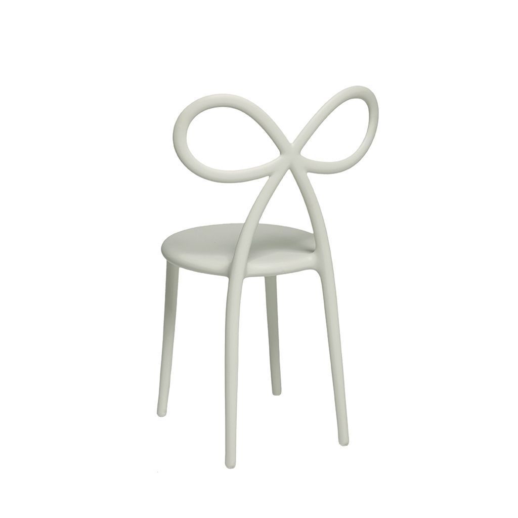 Krzesło wstążkowe Qeeboo autorstwa Niki Zupanc, White