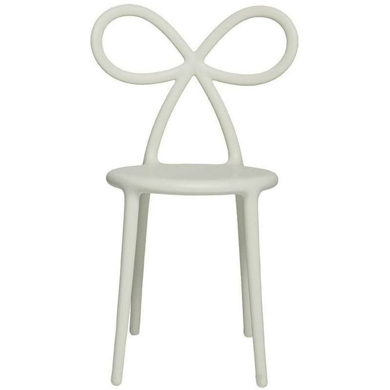 Krzesło wstążkowe Qeeboo autorstwa Niki Zupanc, White