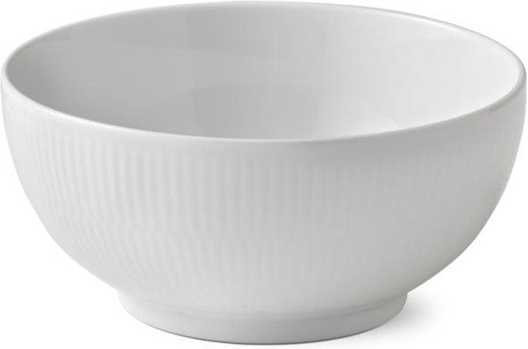 Royal Copenhagen White Flanted Bowl, 110cl