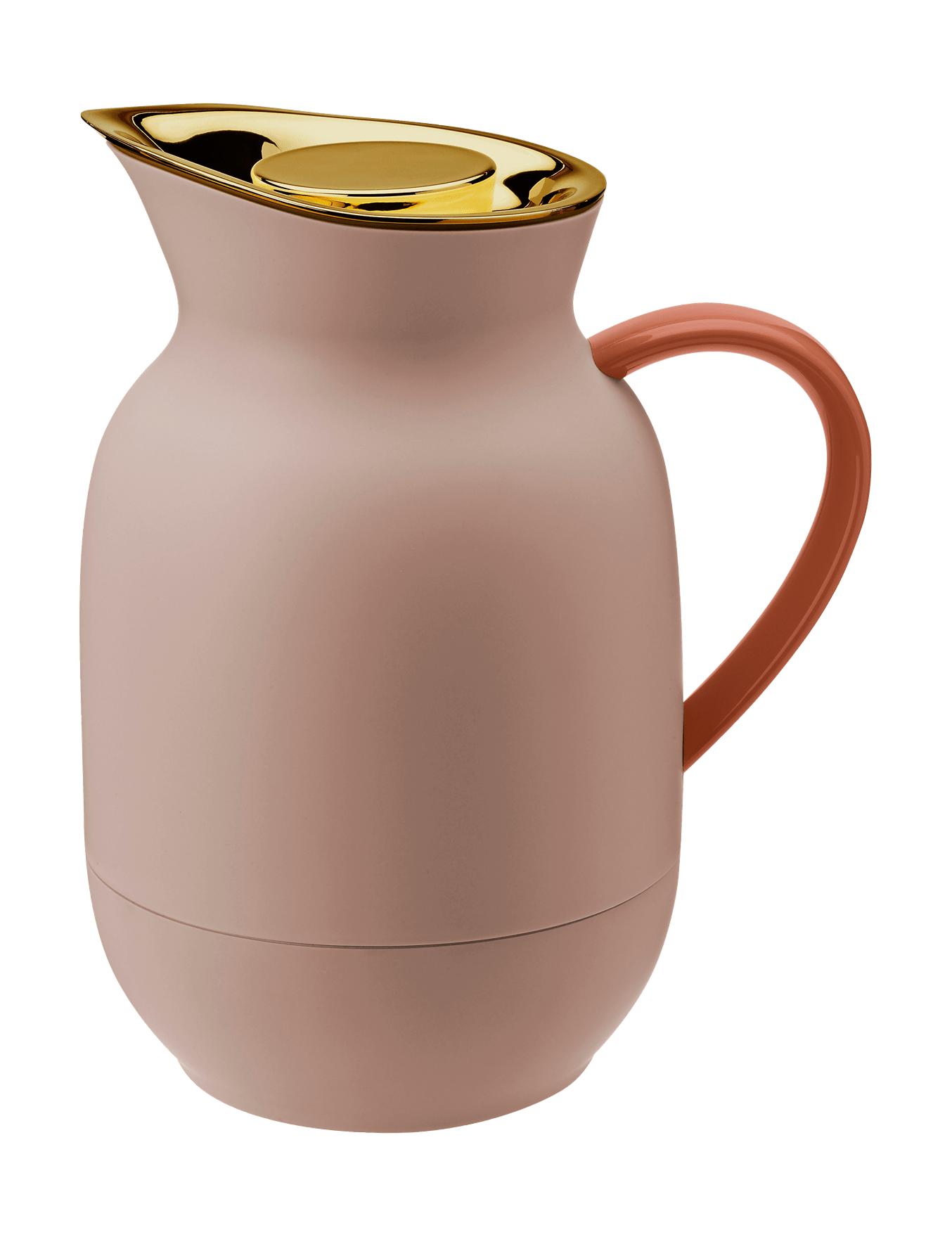 Stelton Amphora Doniczkowy garnek kawa 1 L, miękka brzoskwinia