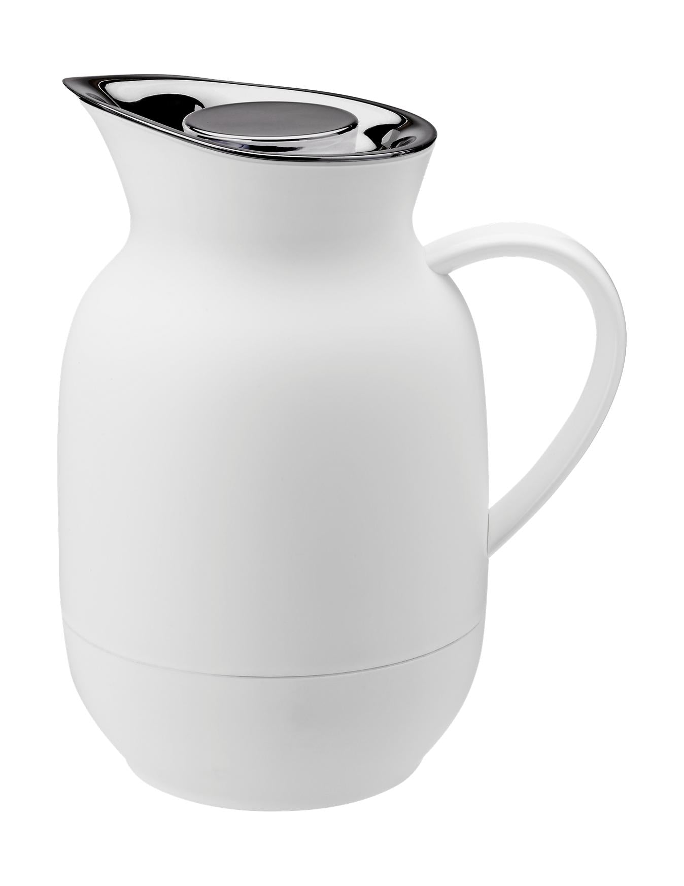 Stelton Amphora Doniczkowy garnek kawa 1 L, miękka biała