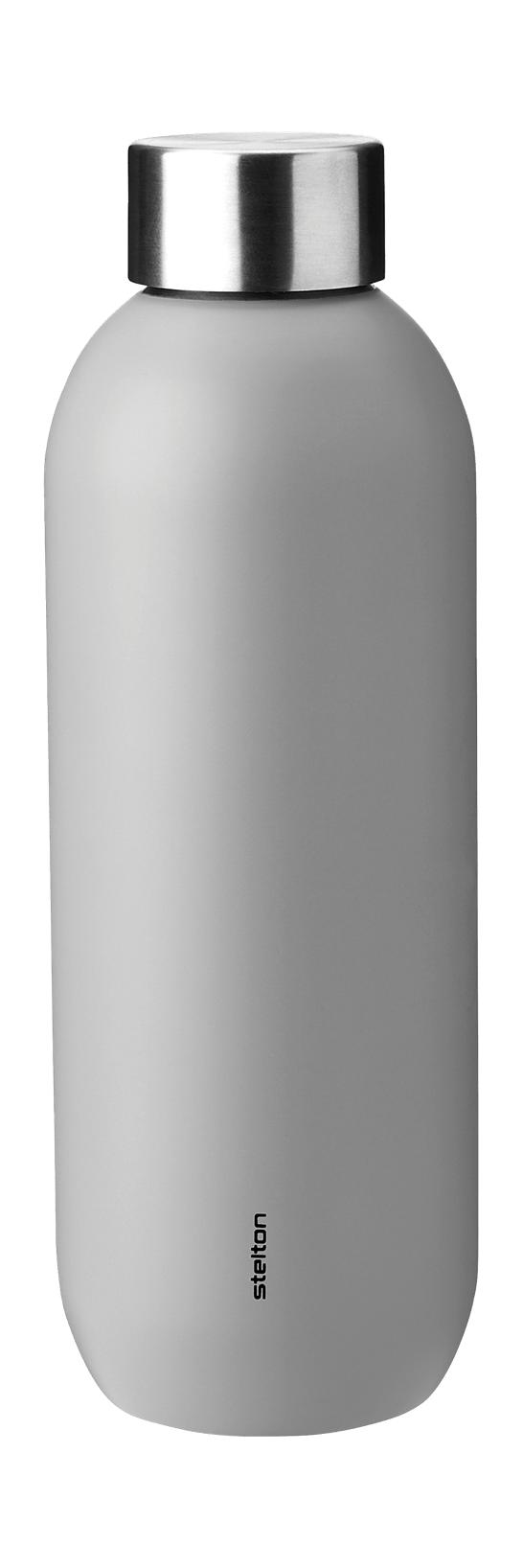 Stelton Keep Cool Termo Bottle 0,6 L, Light Grey