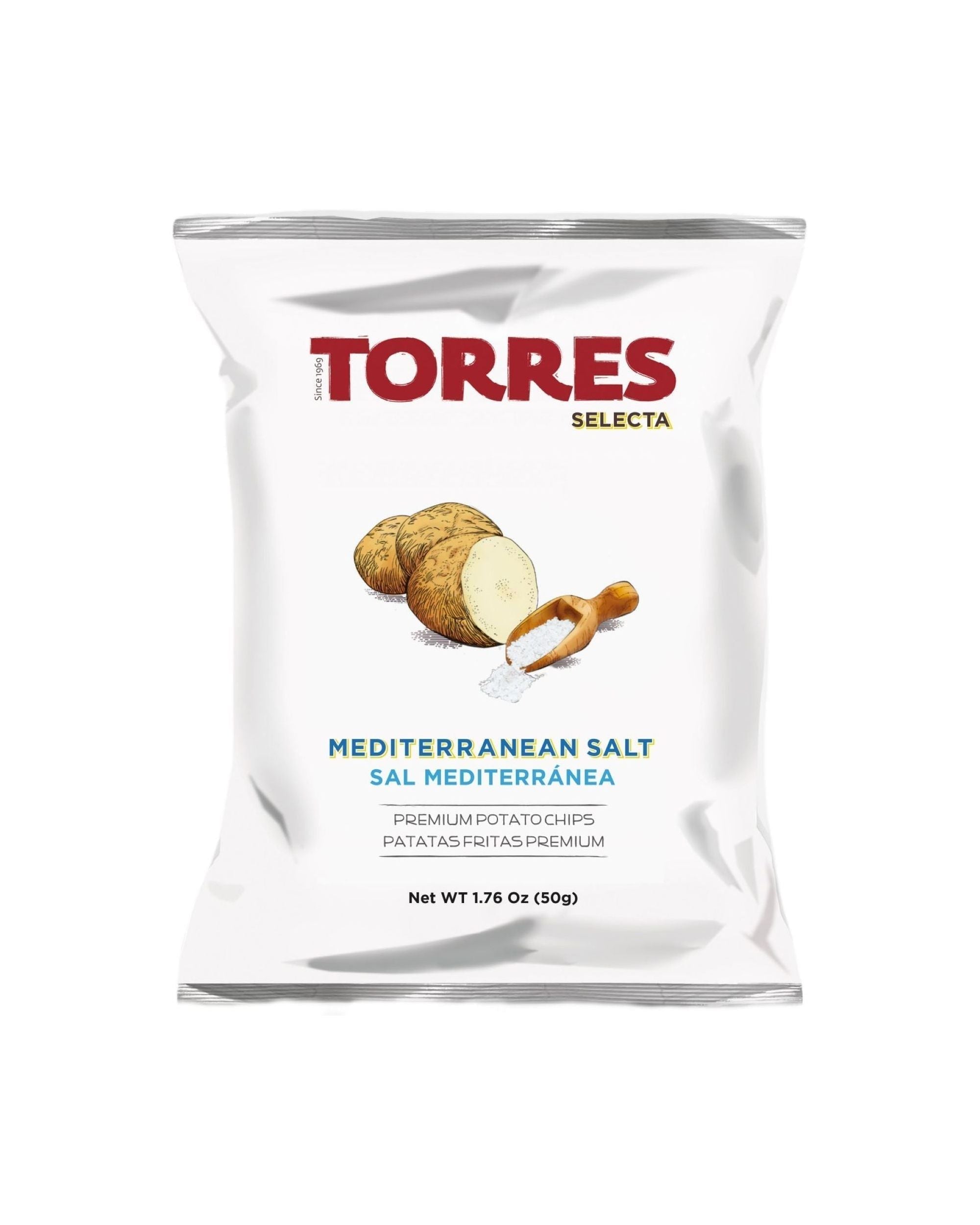 Torres Selecta śródziemnomorski chipsy soli, 150g