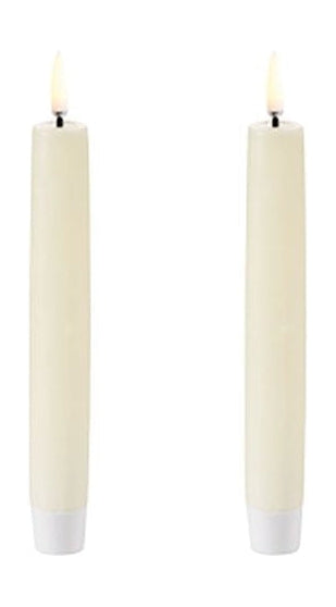 Oświetlenie Uyuni LED Candle 3 D 2 szt. Øx H 2,3x15,5, kości słoniowej