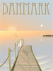 Vissevasse Dania The Bathing Jetty Plakat, 30x40 cm