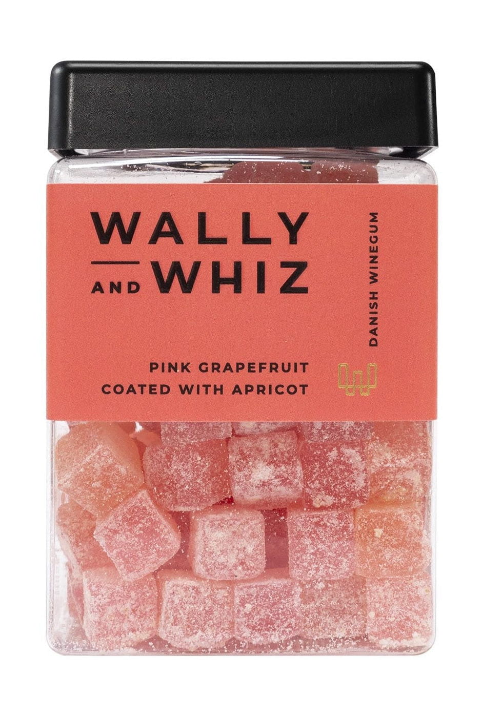 Kostka gumowa Wally i Whiz Wine, różowy grejpfrut z morelami, 240g