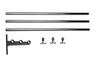 Essem Design Extension Part for Nostalgi Hat Shelf/But Stojak, czarny/chromowany