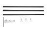 Essem Design Extension Part for Nostalgi Hat Shelf/But Stojak, czarny/biały