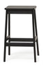 Form & Refine Kąt standardowy stołek barowy 65 cm. Czarny buk