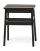 Form & Refine Kąt standardowy stołek 45 cm. Czarny buk