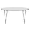 Fritz Hansen Superellipse™ Dining Table Nine Grey/White Fenix Laminates, 150x100 Cm