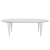 Fritz Hansen Superellipse™ Dining Table Nine Grey/White Fenix Laminates, 240x120 Cm