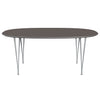 Fritz Hansen Superellipse™ Dining Table Silvergrey/Grey Fenix Laminates, 180x120 Cm