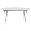 FRITZ HANSEN SUPERILIPSE TABLE STILE SRIBLGREY/White Fenix ​​Laminates, 150x100 cm