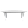 Fritz Hansen Superellipse™ Dining Table Silvergrey/White Fenix Laminates, 240x120 Cm