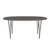 Fritz Hansen Superellipse™ Extendable Table Brown Bronze/Grey Fenix Laminates, 270x100 Cm