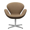  Swan™ Lounge Chair Silver Grey/Divina Md Café Latte