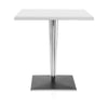 Kartell górny górny stół kwadratowy z kwadratową podstawą 60x60 cm, biały