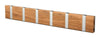 LOCA KNAX WIRKAL RAKE 6 HAKS, TEAK Nietraktowany/szary