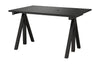 String Furniture Works Work Table 78x120 Cm, Black/Black