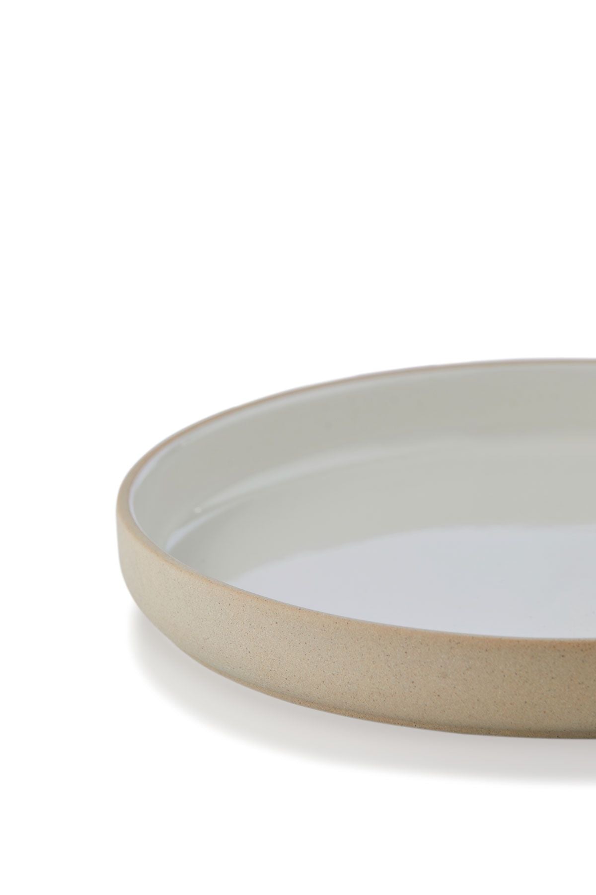 Studio About Clayware Serving Dish, Sand/Light Grey