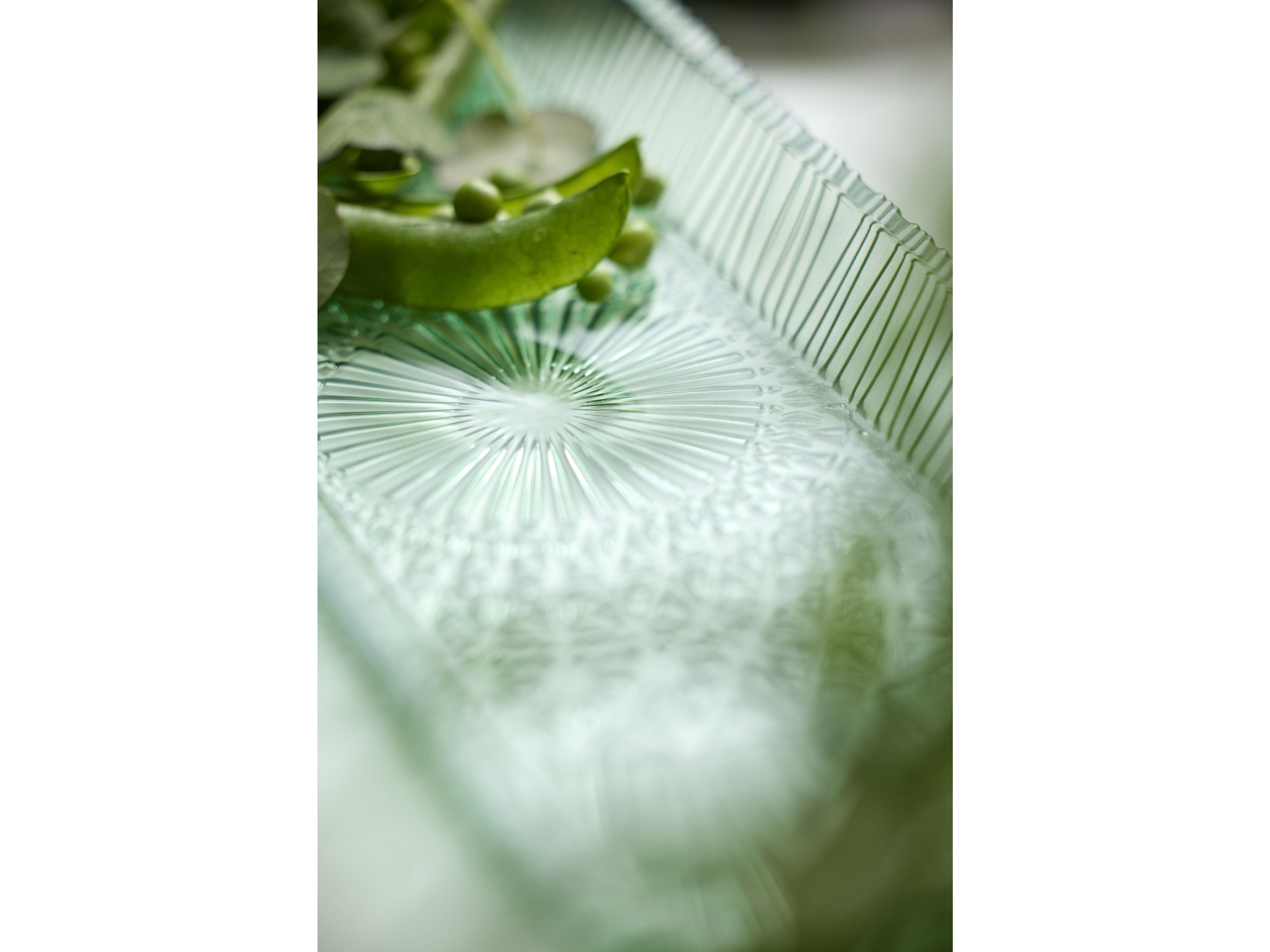 Bitz Kusintha serwowanie naczynia prostokątne 38 x 14 x 3 cm, zielone