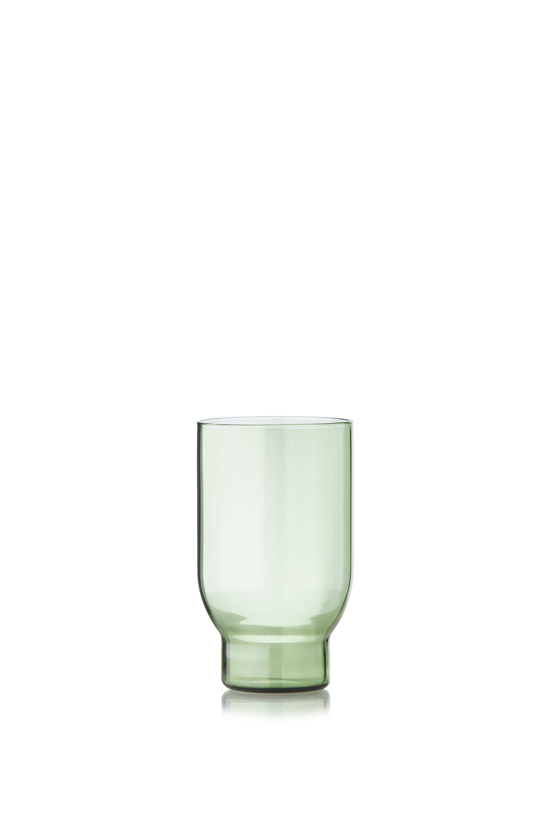 Studio About Glassware Set Of 2 Water Glasses, Green