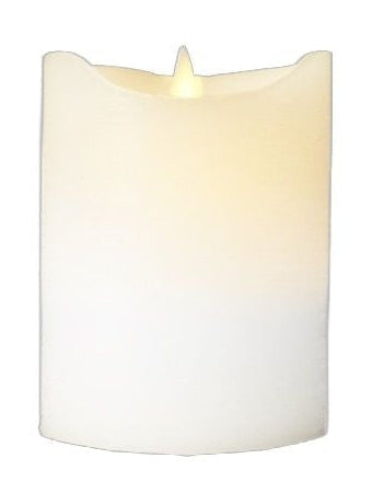Sirius Sara ładowna świeca LED White, Ø7,5x H10,5 cm