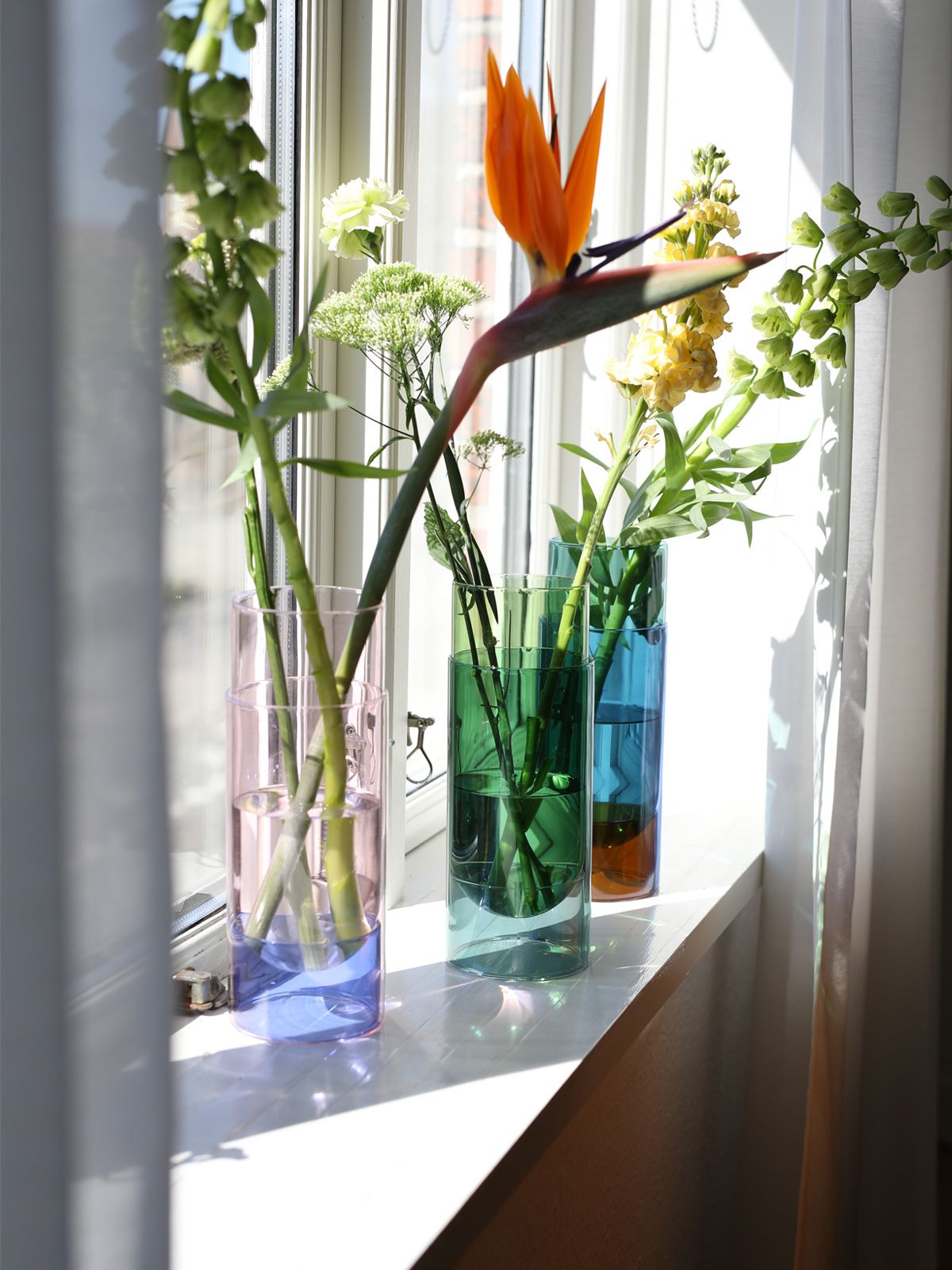 Studio About Bouquet Tube Vase, Rose