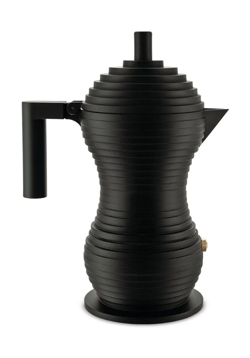 Alessi Pulcina Espresso Maker 6 filiżanek, czarny/czarny