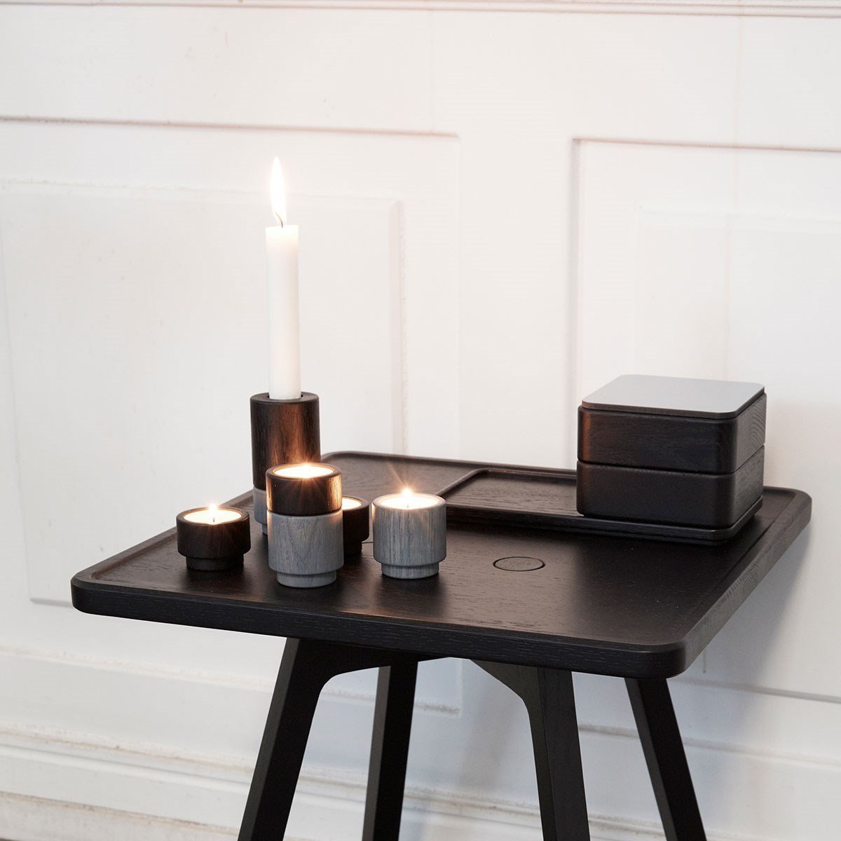 Andersen Furniture Creat Me Candle Holder Ocean Grey, 7 cm