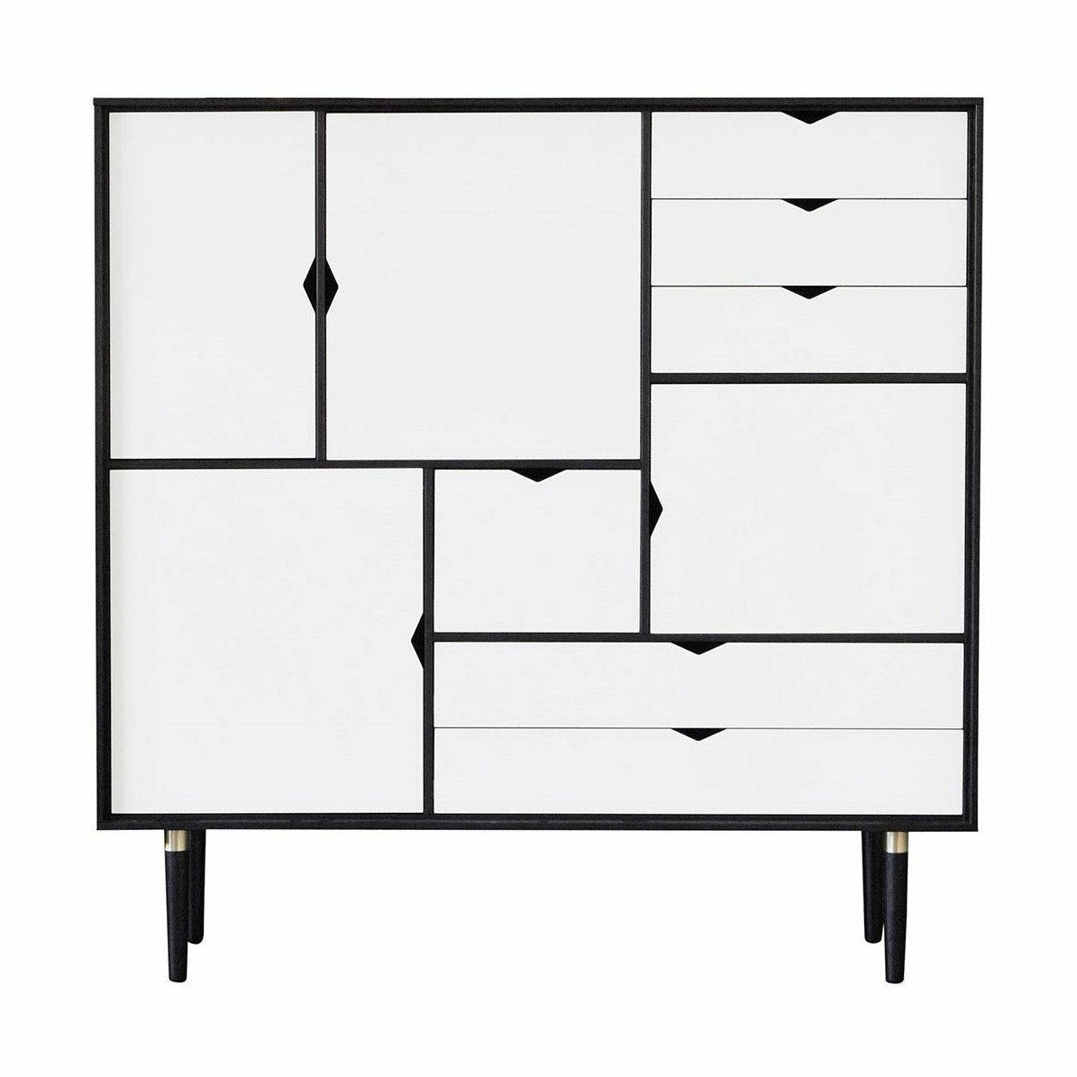Andersen Furniture S3 Szafka Czarna, biała przód