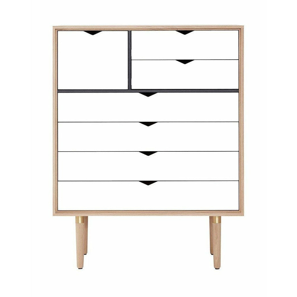 Andersen Furniture S8 Skrzynia szuflad Soapeed Oak, biały front