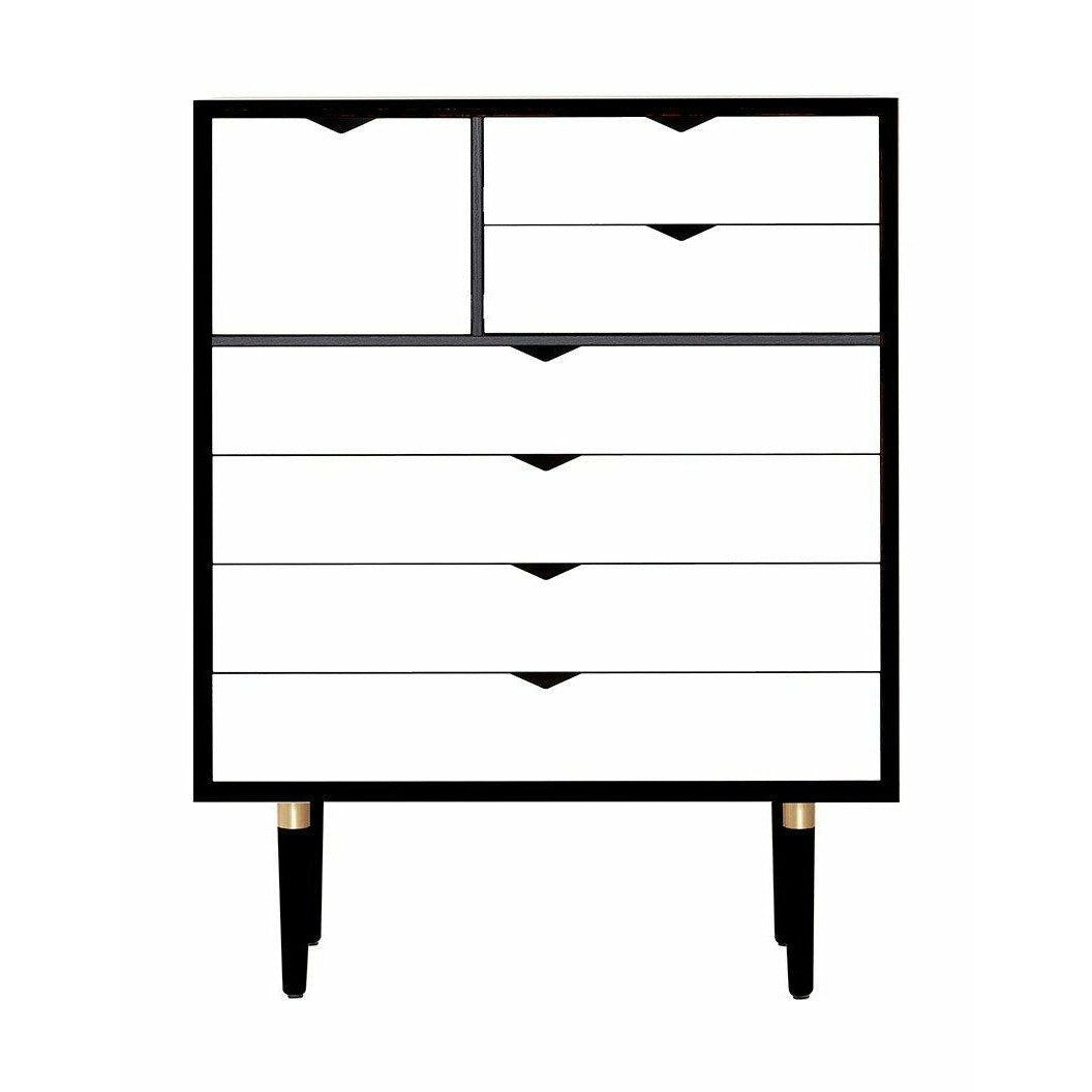 Andersen Furniture S8 Skrzynia szuflad czarna, biała front