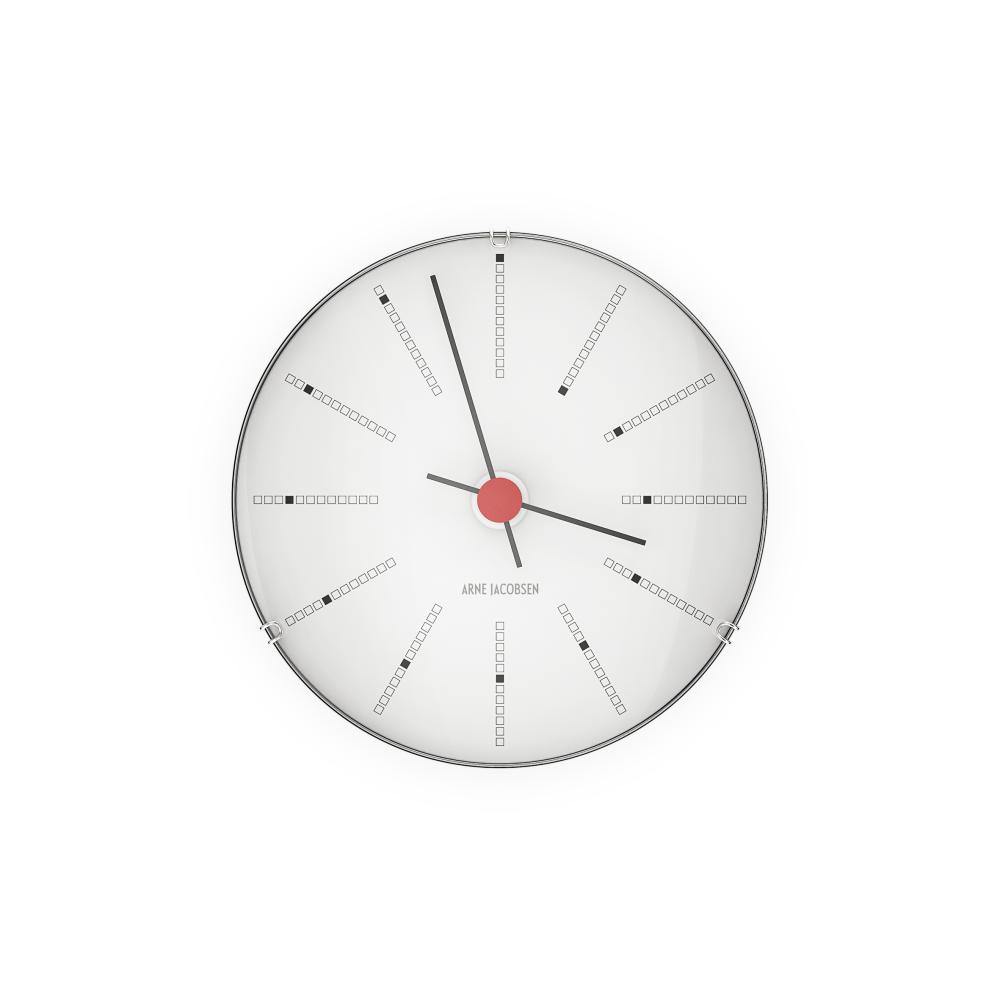 Zegar ściany bankierów Arne Jacobsen, 12 cm