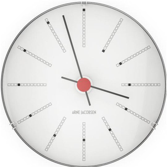 Zegar ściany bankierów Arne Jacobsen, 12 cm