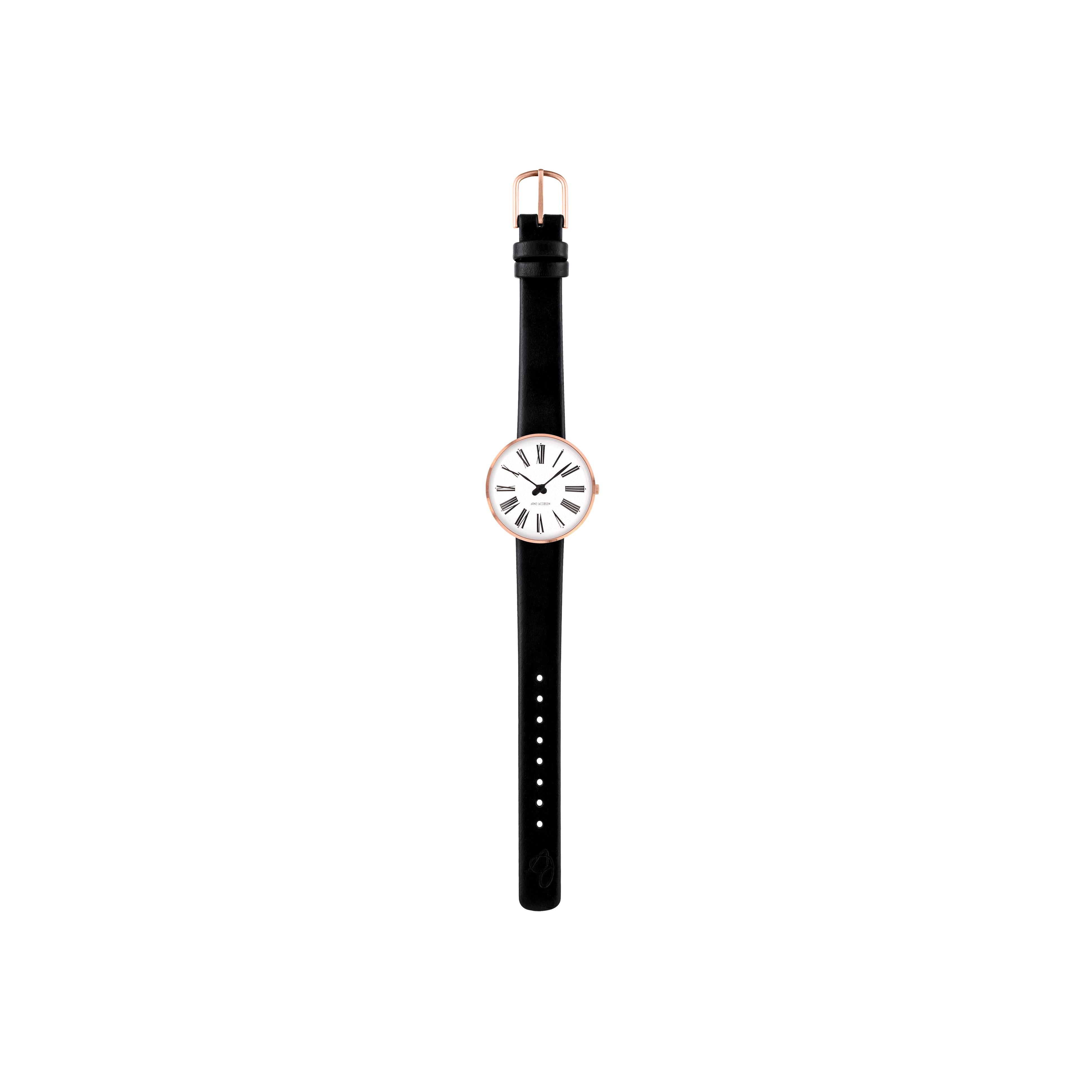 Arne Jacobsen Roman Watch Ø30, Rosé/Black