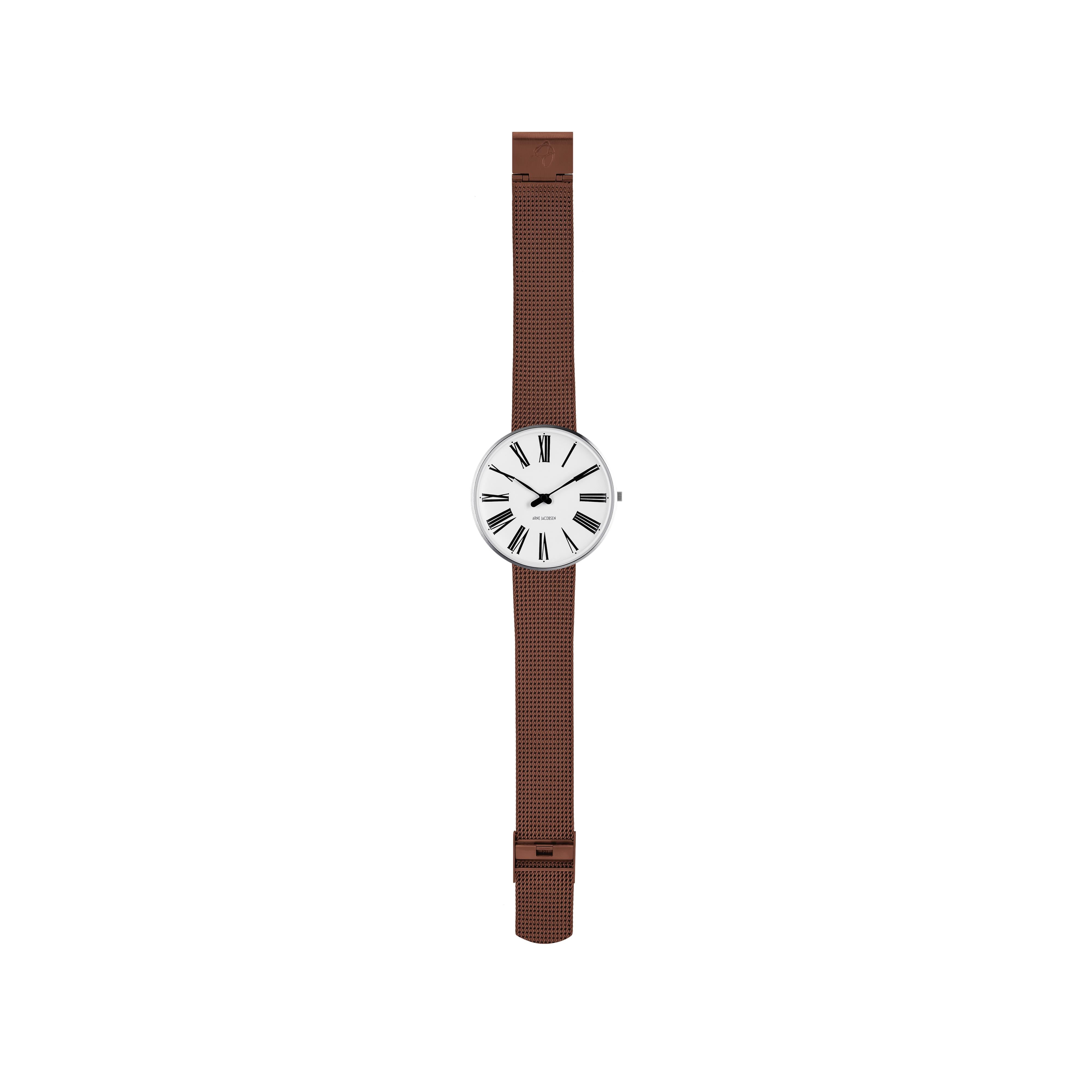 Arne Jacobsen Roman zegarek na rękę Ø40, miedziana siatka