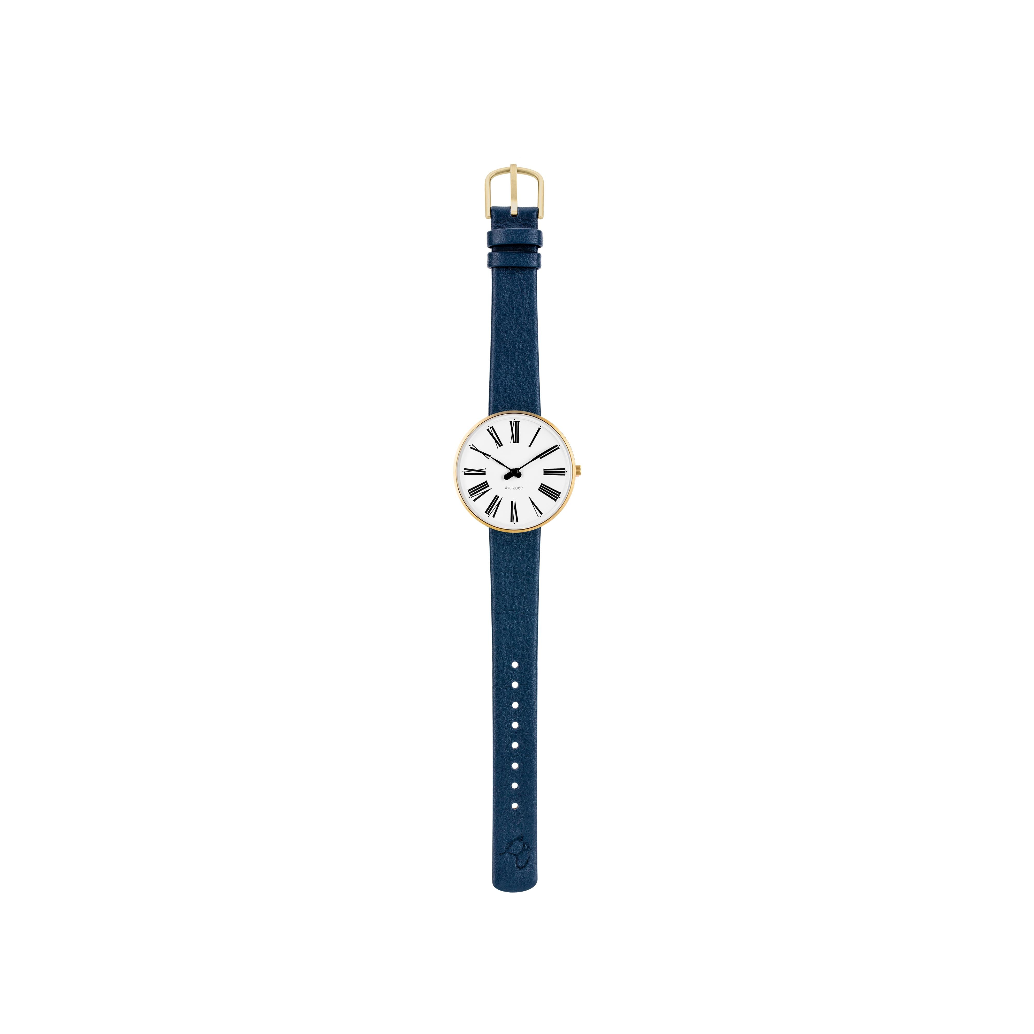 Arne Jacobsen Roman IPG Wristwatch Ø34, niebieski