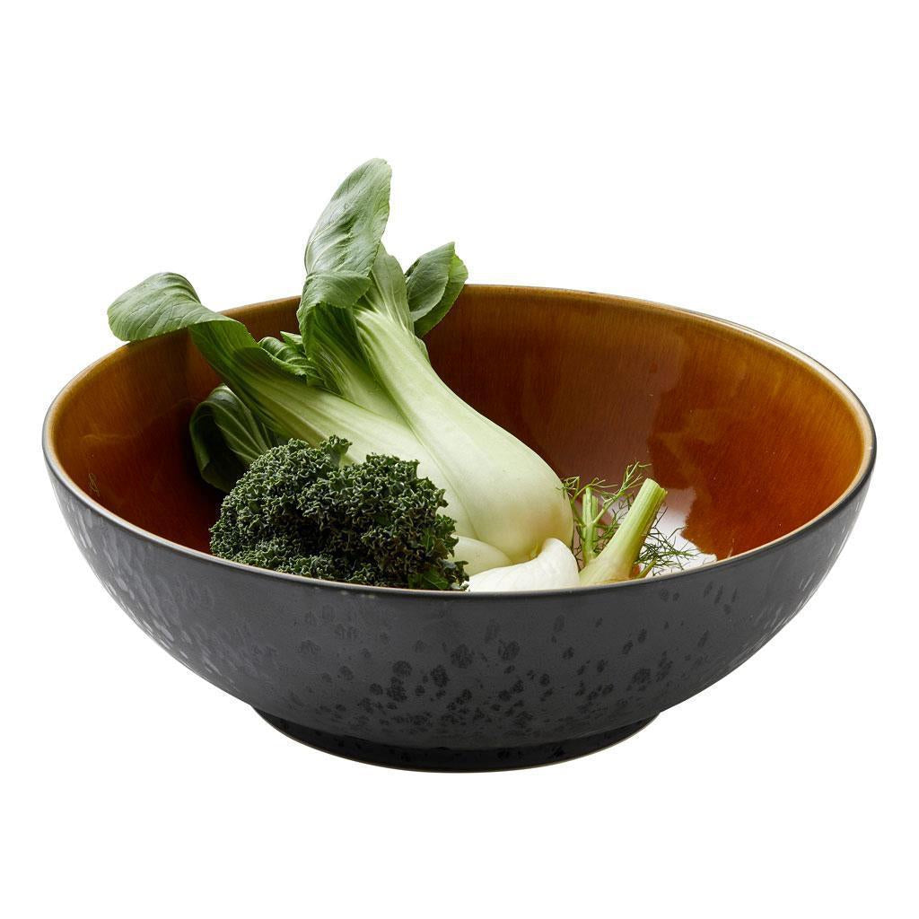 Bitz Salad Bowl, czarny/bursztynowy, Ø 30 cm