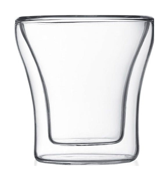 Bodum Assam Glass Double Walled 0.1 L, 2 Pcs.