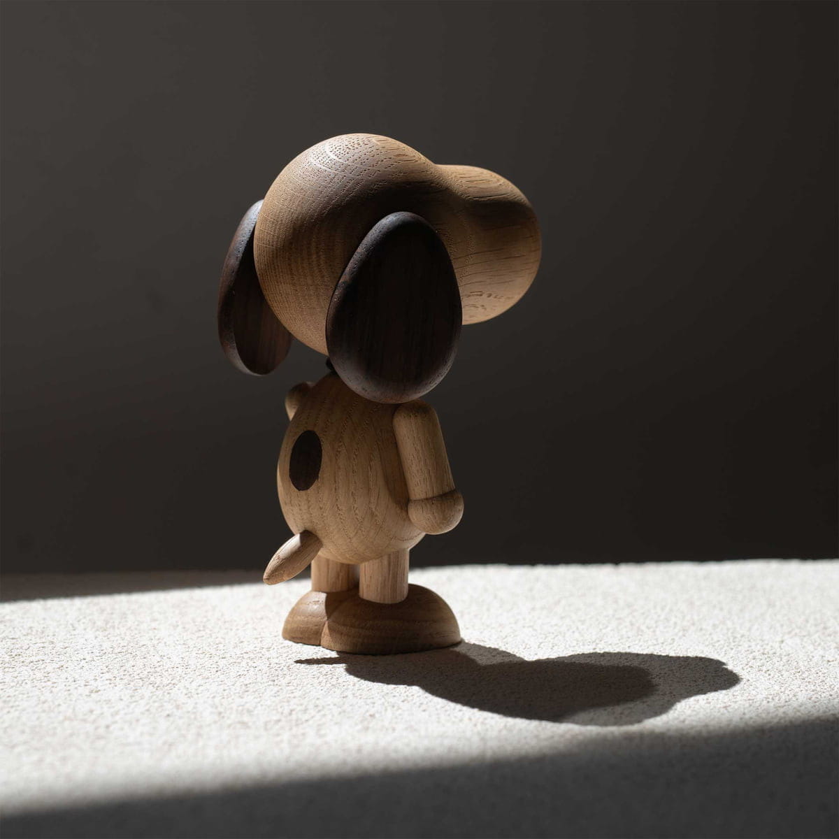 Boyhood Snoopy Peanuts ™ ️ drewniana figura dębowa, mały