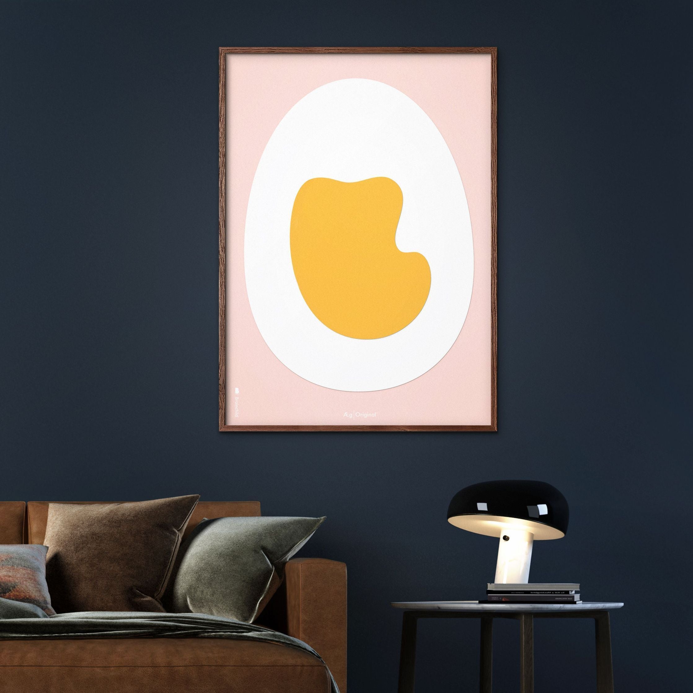Plakat klipu z papieru do jaj bez ramy 70 x100 cm, różowe tło