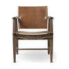 Carl Hansen BM1106 Huntsman krzesło, naoliwiona skóra orzechowa/koniak