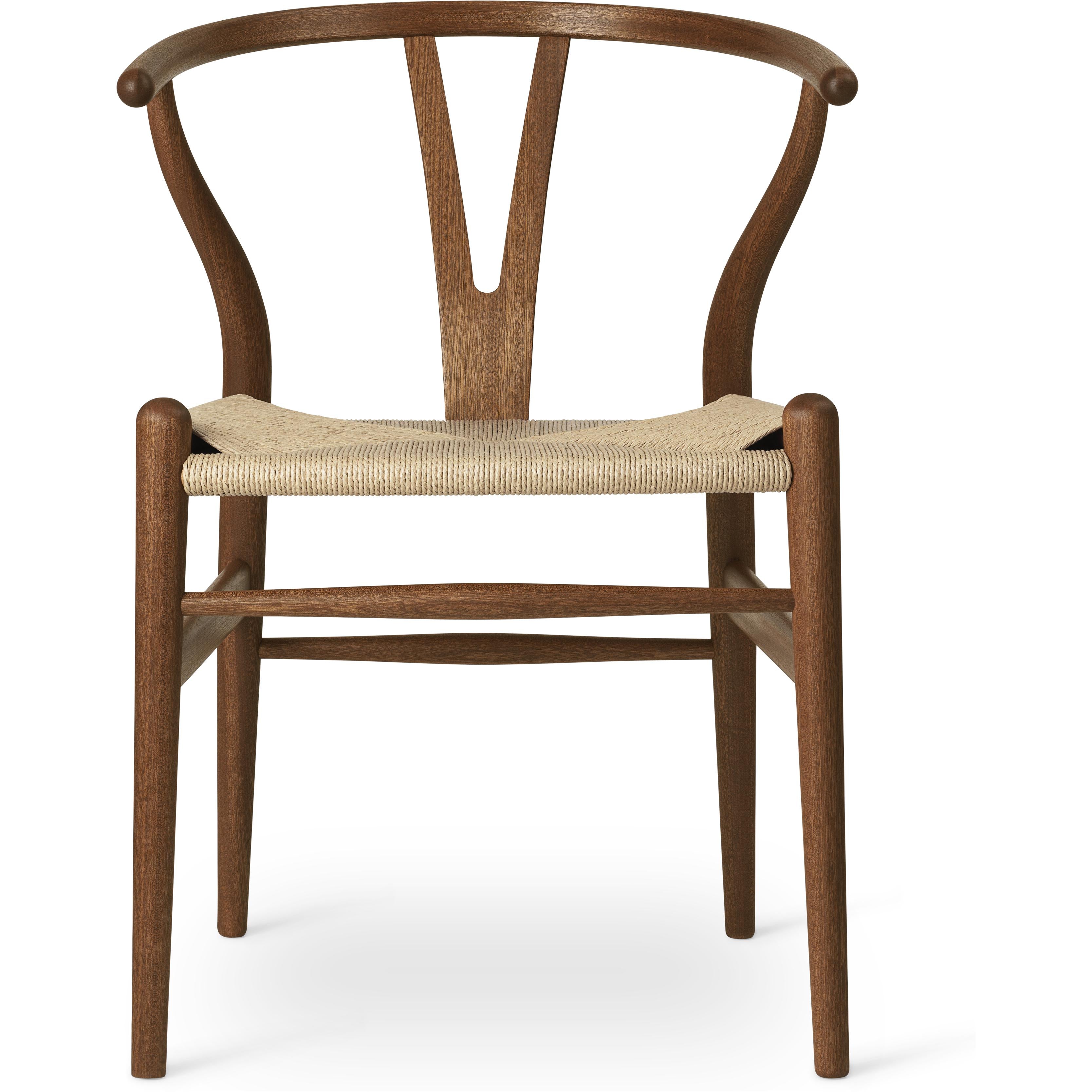 Carl Hansen CH24 Wishbone krzesło, mahoniowe naoliwione