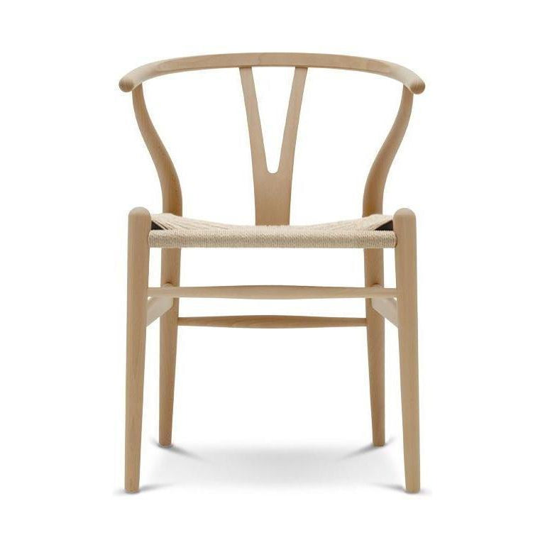 Carl Hansen CH24 Wishbone krzesło Naturalny sznur, lakierowane bu Beech Edition